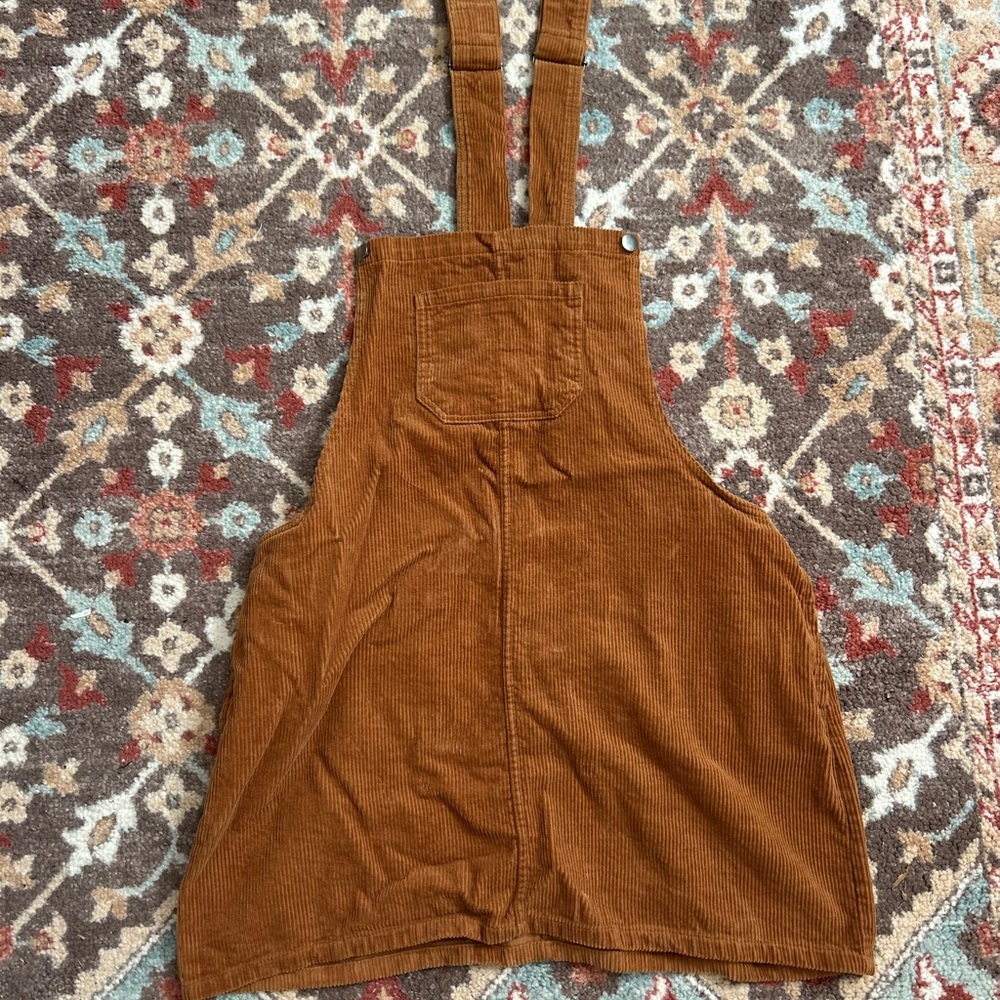 Corduroy Overall Dress